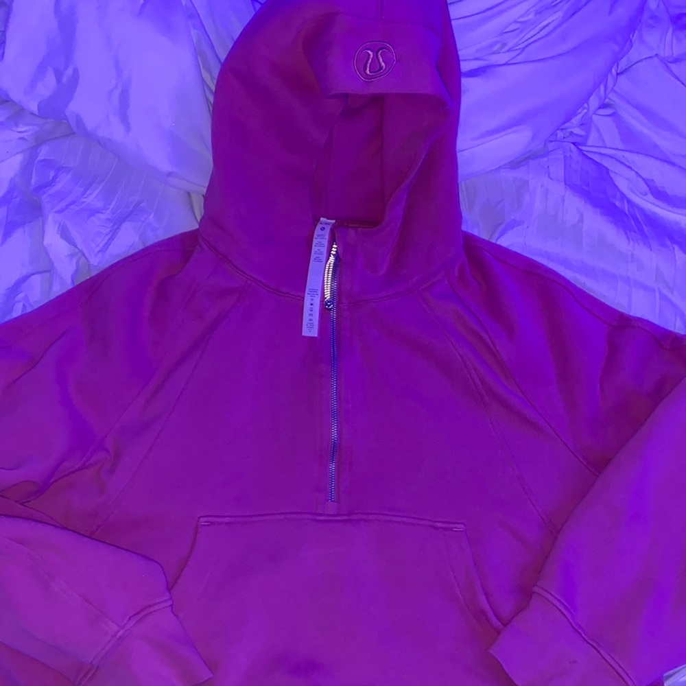 lululemon pink blossom scuba half zip 🌸